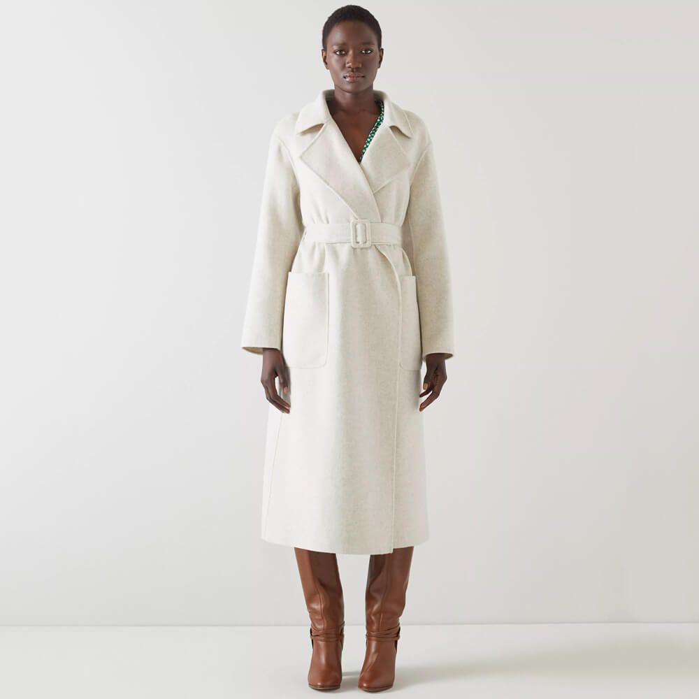 LK Bennett Anderson Double Faced Wool Coat | Jarrolds, Norwich